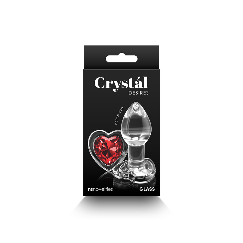 Crystal Desires Red Heart - Small
